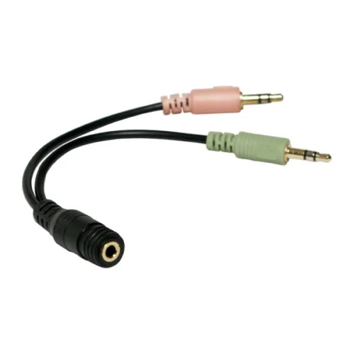 ADAPTOR audio LOGILINK 3.5mm stereo 4p. (m) la 2 x- CA0020