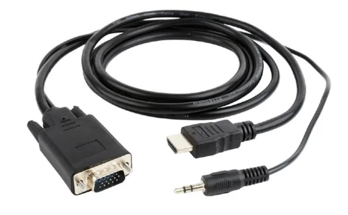 CABLU video GEMBIRDsplitter HDMI(T) la VGA(T)+Jack- A-HDMI-VGA-03-6