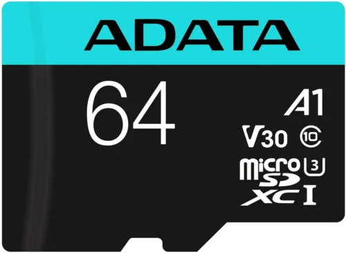 CARD MicroSD ADATA 64 GB microSDHC clasa 10 standa-AUSDX64GUI3V30SA2