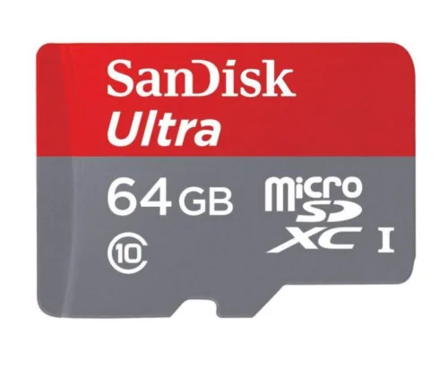 CARD MicroSD SANDISK 64 GB MicroSD clasa 10 standa-SDSQUNR-064G-GN3MN