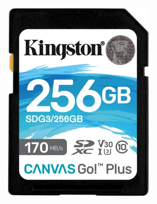 CARD SD KINGSTON 256 GB SD clasa 10 standard UHS-I-SDG3/256GB