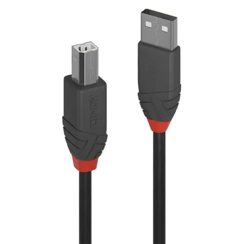 Cablu Lindy USB A-USB B Anthra  1m negru - LY-36672