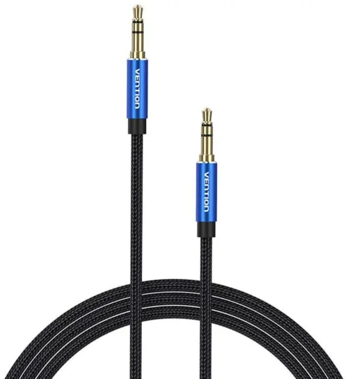 Cablu audio Vention Jack 3.5mm (T) la Jack 3.5mm (- BAWLD