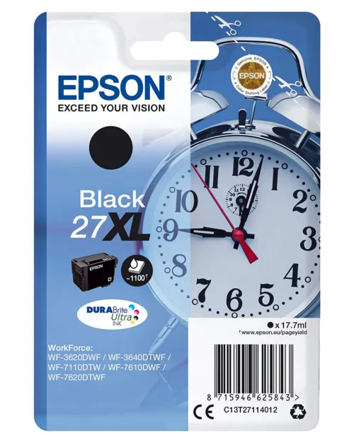 Cartus Cerneala Original Epson Black 27XL  C13T27114012