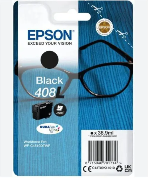 Cartus Cerneala Original Epson Black 408  C13T09K14010