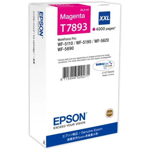 Cartus Cerneala Original Epson Magenta T7893  C13T789340