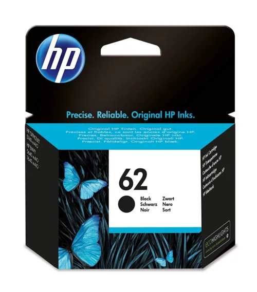 Cartus Cerneala Original HP Black 62  C2P04AE