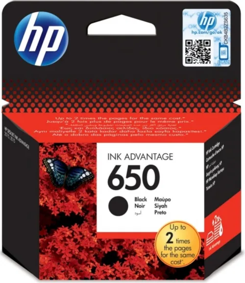 Cartus Cerneala Original HP Black 650  CZ101AE