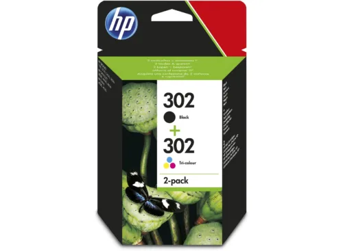 Cartus Cerneala Original HP Black/Color 302  X4D37AE