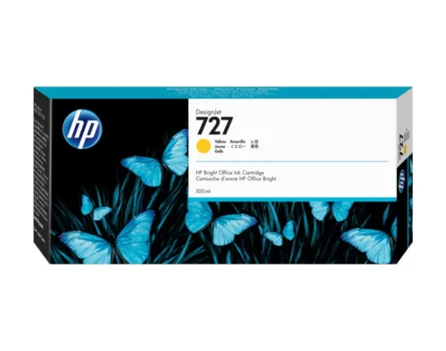 Cartus Cerneala Original HP Yellow 727  F9J78A