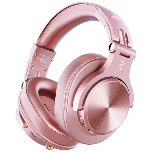 Casca OneOdio wireless cu fir tip over ear multime- Fusion-A70-Pink