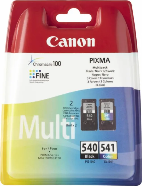 Combo-Pack  Original Canon Black/Color PG-540/CL-541  BS5225B006AA