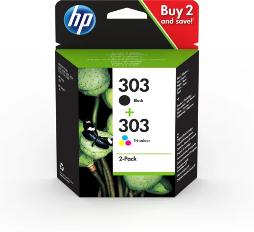 Combo-Pack Original HP 2BK/CMY 303  3YM92AE