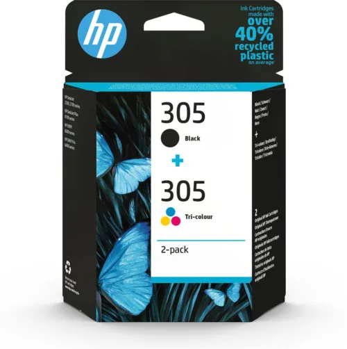 Combo-Pack Original HP Black/Color 305  6ZD17AE