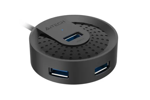 HUB extern A4TECH porturi USB-A: USB 3.0 x 4 conec-HUB-30C-BK