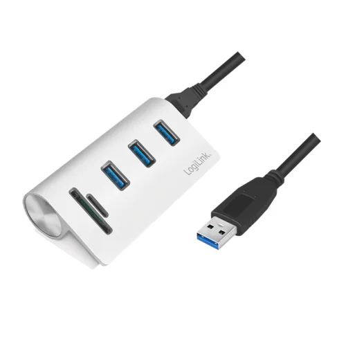 HUB extern LOGILINK  USB 3.0 x 3 conectare prin US-CR0045