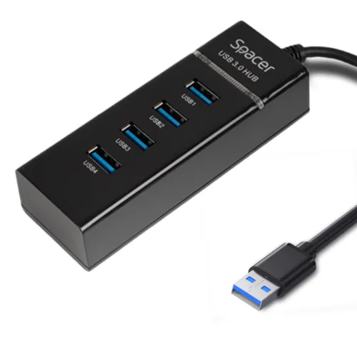 HUB extern SPACER  USB 3.0 x 4 conectare prin USB -SPH-4USB30-01