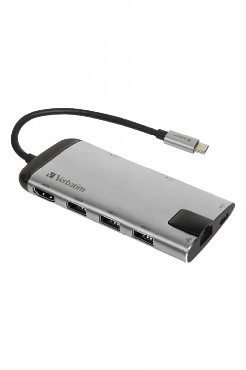 HUB extern VERBATIM Gigabit LAN x 1 USB 3.0 x 3 HD-49142