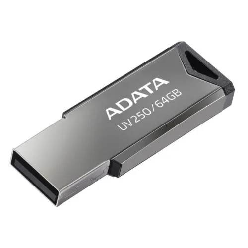 MEMORIE USB 2.0 ADATA 64 GB clasica carcasa metali- AUV250-64G-RBK