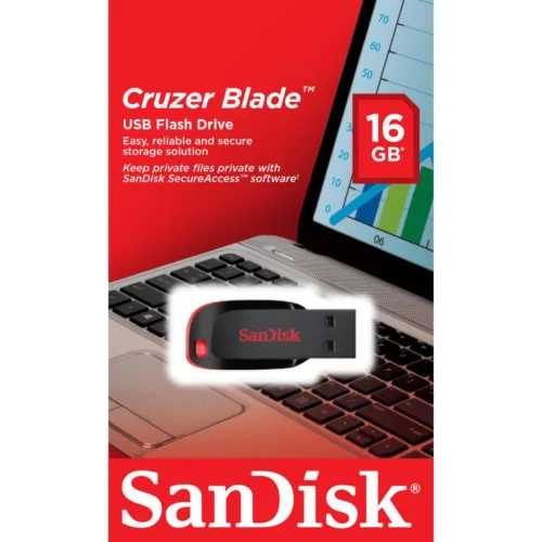 MEMORIE USB 2.0 SANDISK 16 GB clasica carcasa plas- SDCZ50-016G-B35