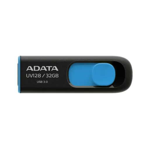 MEMORIE USB 3.0 ADATA 32 GBAUV128 negru / albastru- AUV128-32G-RBE