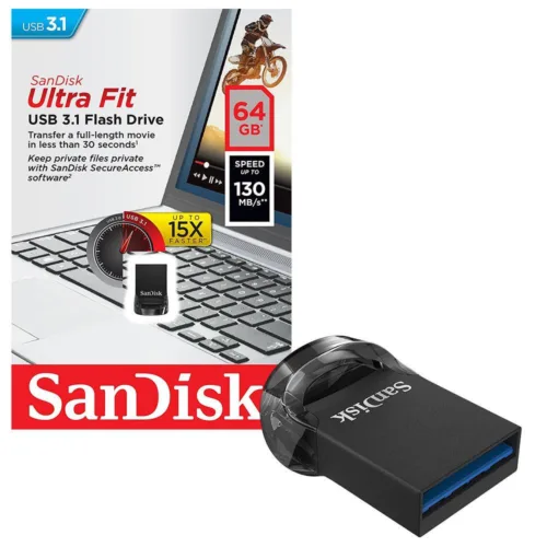 MEMORIE USB 3.1 SANDISK 64 GB profil mic carcasa p- SDCZ430-064G-G46