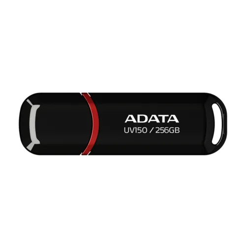 MEMORIE USB 3.2 ADATA 256 GB cu capac carcasa plas- AUV150-256G-RBK