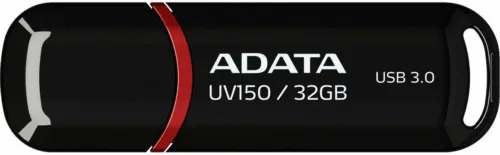 MEMORIE USB 3.2 ADATA 32 GB cu capac carcasa plast- AUV150-32G-RBK