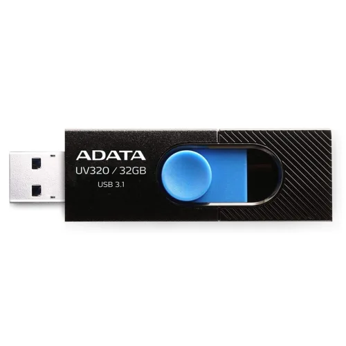 MEMORIE USB 3.2 ADATA 32 GB retractabila carcasa p- AUV320-32G-RBKBL