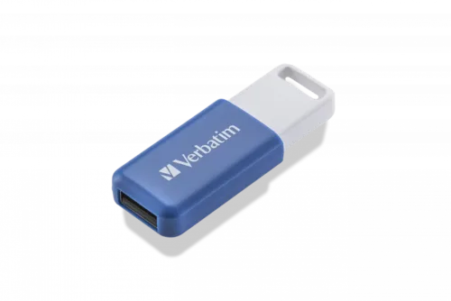 MEMORIE USB VERBATIM DATABAR 64GB USB 2.0 ALBASTRU- 49455