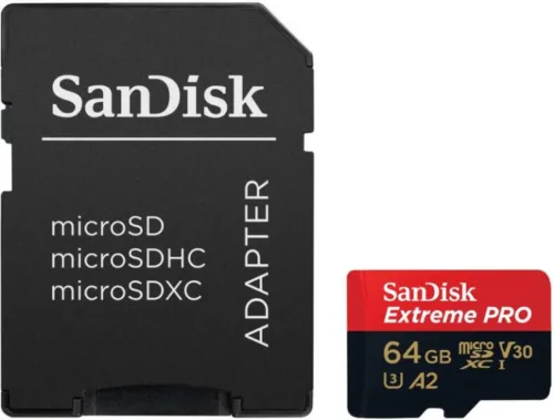 MEMORII. SD CARD Sandisk MICROSDHC 64GB CL10 SDSQX-SDSQXCU-064G-GN6MA