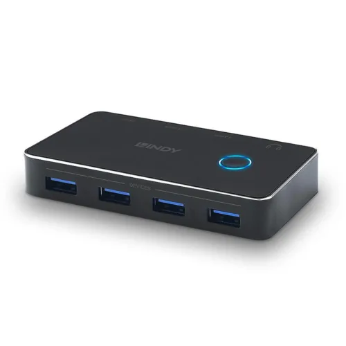 Switch USB Lindy 4 Port USB 3.0 2:4 LY-43387-LY-43387