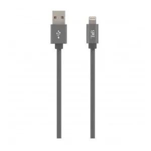 TNB USB/LIGHTNING BRAIDED CABLE 2M GREY - CBLIGHT5SG