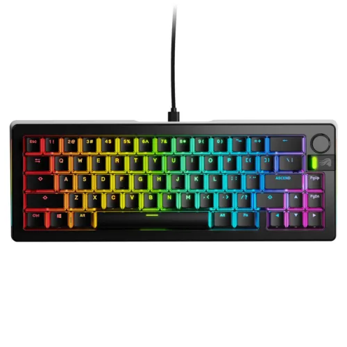 Glorious Tastatura mecanica GMMK 3 PRO 65% Prebuil- GLO-KB-GMMK3-PRO-65-PB-FOX-W-BLK-US