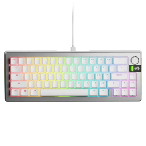 Glorious Tastatura mecanica GMMK 3 PRO 65% Prebuil- GLO-KB-GMMK3-PRO-65-PB-FOX-W-SIL-US