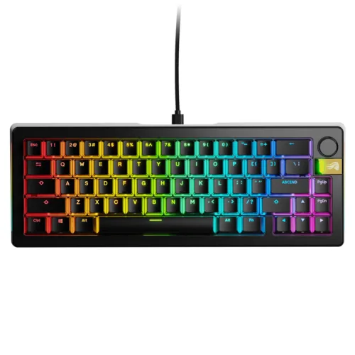 Glorious Tastatura mecanica GMMK 3 PRO HE 65% Preb- GLO-KB-GMMK3-PRO-65-PB-HE-W-BLK-US