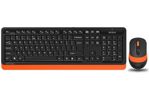 Kit TASTATURA si Mouse A4TECH Fstyler FG10+FGK10 w- FG1010 Orange