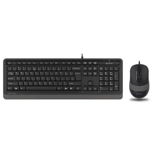 Kit TASTATURA si Mouse A4TECH Fstyler FM10+FK10 wi- F1010 Grey