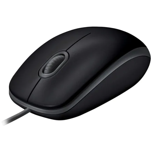 LOGITECH B110 Corded Mouse - SILENT - BLACK - USB - 910-005508