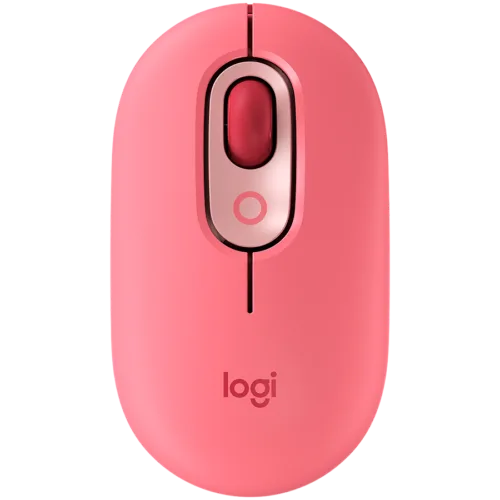 LOGITECH POP Mouse with emoji - ROSE - BT  - EMEA2- 910-007413