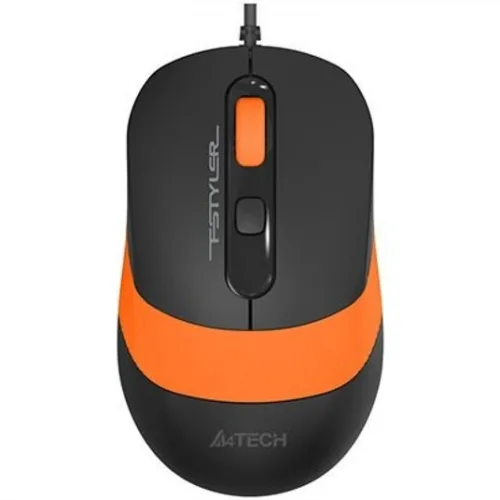 MOUSE A4tech FM10 PC sau NB cu fir USB optic 1600 - FM10 Orange