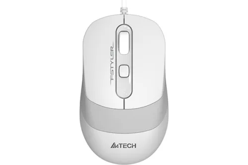 MOUSE A4tech PC sau NB cu fir USB optic 1200 dpi b- FM10 White