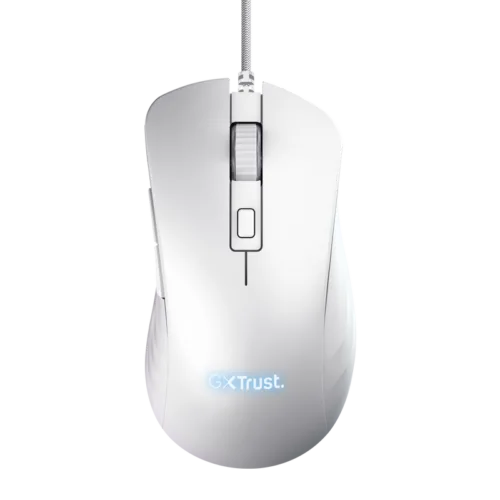 MOUSE Trust GXT924W YBAR+ 25600 DPI alb - TR-24891