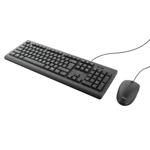 Trust Primo Wired Keyboard amp-amp- Mouse Set - TR-23970